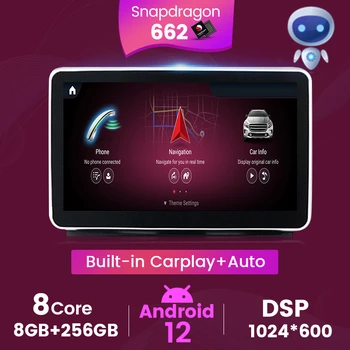 MEKEDE 9-дюймовый Android 12 S662 для Mercedes Benz ML W166/GL X166 2012-2015 Навигация Головного Устройства GPS Стерео Авторадио Зеркальная Ссылка