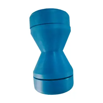 Носовой ролик для лодочного прицепа Шириной 3,5 дюйма с формованной синей полиуретановой пробкой для лодочного прицепа