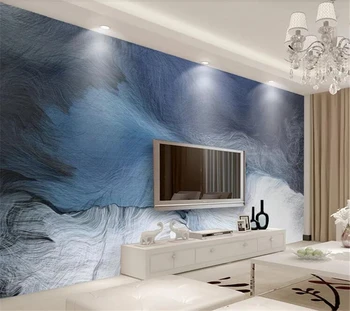 обои wellyu на заказ papel de parede Современный минималистичный свежий динамичный ТВ-фон, 3D обои для стен, домашний декор